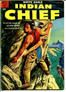 Indian Chief  #18 1955-Dell-Indian stories-White Eagle-VG