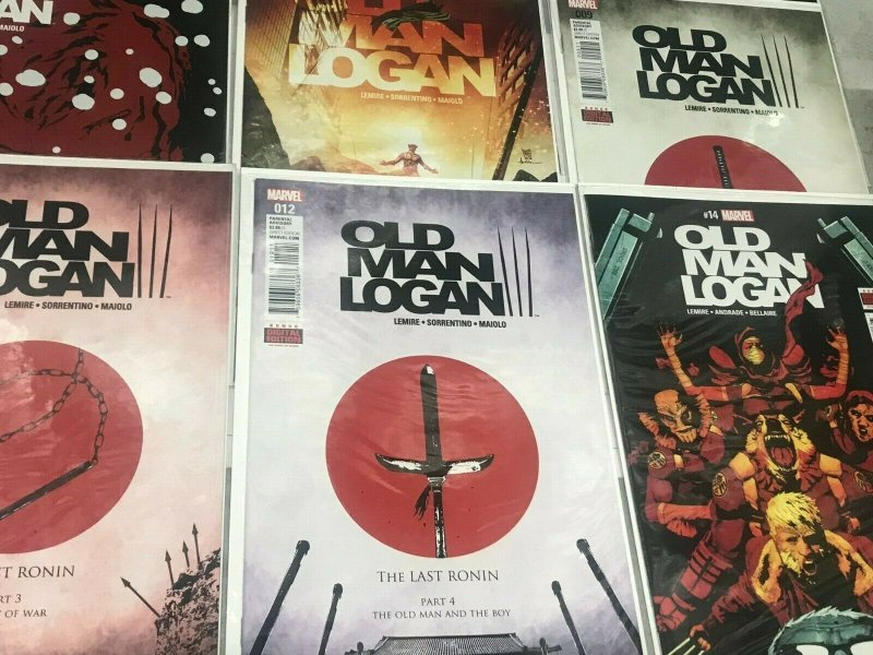 OLD MAN LOGAN#2-26 NM LOT (20 BOOKS) 2016 JEFF LEMIRE MARVEL COMICS