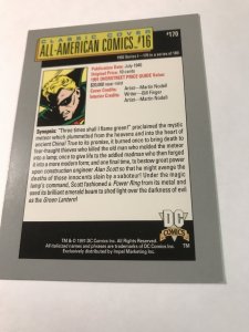 ALL-AMERICAN COMICS #16 card signed by MART NODELL : DC Impel Series 1; NM/M