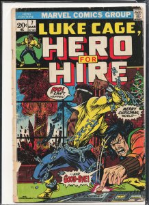 Hero for Hire #7 (1973) Luke Cage