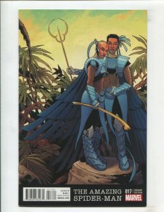 AMAZING SPIDER-MAN #17 (VF) BLACK PANTHER WOMAN!! 2016