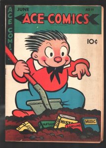 Ace Comics #111 1946-Reprints famous newspaper comic strips in comic book for...