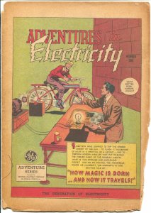 Adventures in Electricity #1 1946-GE-1st issue-nice art-FR