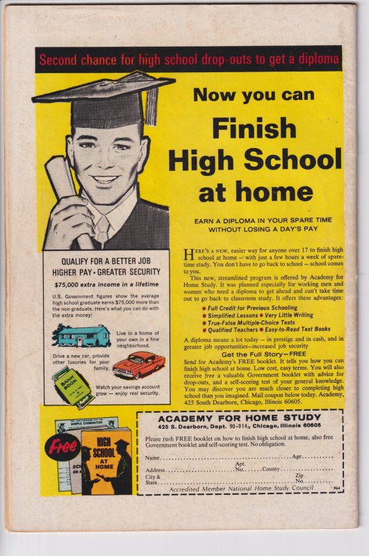 THOR #166 (Jul 1969) VG 4.0 off white to white. 2nd full HIM/Warlock!