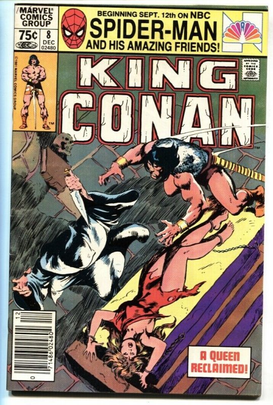 King Conan #8-1981 comic book-1st appearance of Crom