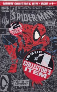Spider-Man #1 SILVER (in bag) VF/NM; Marvel | Todd McFarlane - we combine shippi 