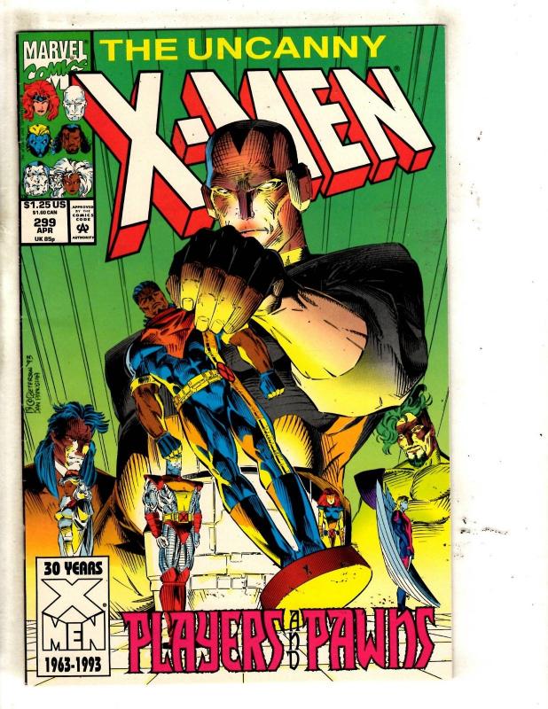 10 Uncanny X-Men Marvel Comic Books #284 292 293 294 295 296 297 298 299 300 MF2