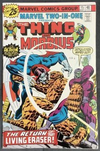 Marvel Two-In-One #15 (1976, Marvel) Morbius & The Living Eraser. VF+