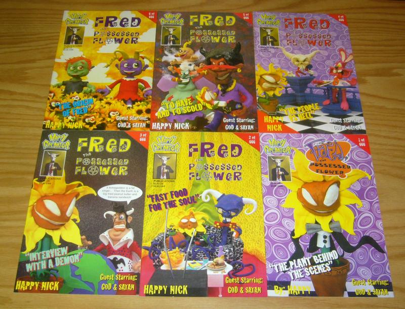 Fred the Possessed Flower #1-6 VF/NM complete series - claymation covers 2 3 4 5 