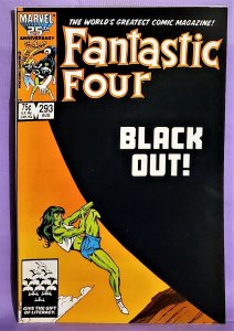 Fantastic Four #293 Last John Byrne Art She-Hulk Cover (Marvel 1986)