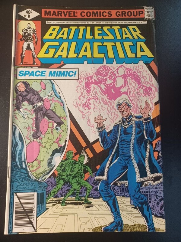 Battlestar Galactica #9 FN- Marvel Comics c269