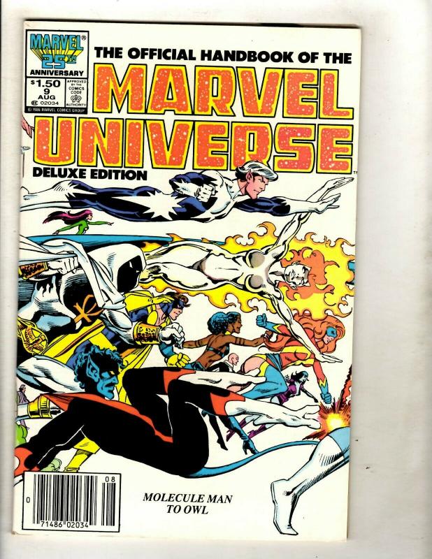 9 The Official Handbook of the Marvel Universe Marvel Comics 1 2 3 4 5 6 7 + WS1