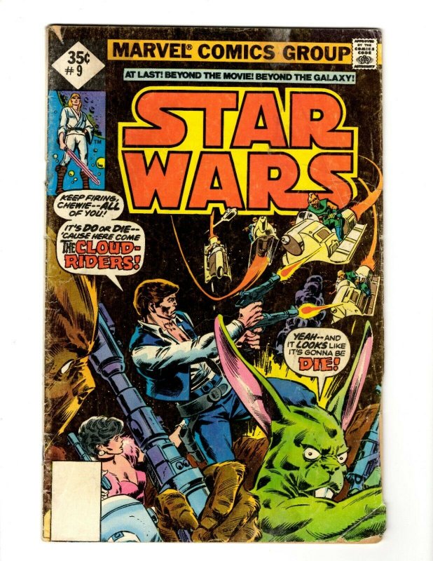 Star Wars #9 VINTAGE 1978 Marvel Comics 1st Cloud Riders 