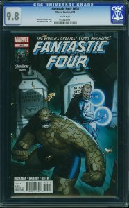 Fantastic Four #605 (2012) CGC 9.8 NM/MT