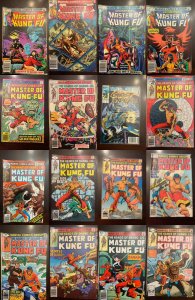 Lot of 16 Comics (See Description) Master of Kung Fu, Marvel Comics Presents