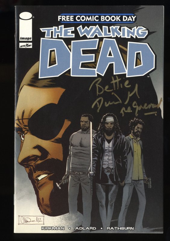 Walking Dead FCBD 2013 Special #0 NM 9.4 Signed by David Morrissey