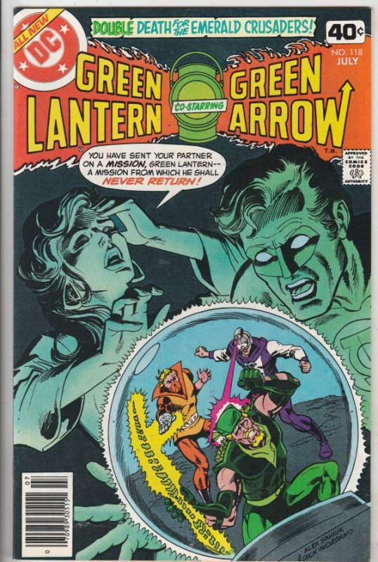 Green Lantern #118 (Jul-79) NM+ Super-High-Grade Green Lantern, Green Arrow, ...