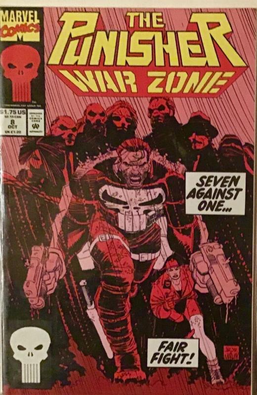 PUNISHER WAR ZONE (MARVEL)1,2,5,6,7,8 6 BOOK LOT ALL UNREAD NM CONDITION