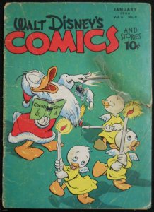 WALT DISNEY'S COMICS & STORIES #'s 64, 65 & 71 CARL BARKS DONALD DUCK