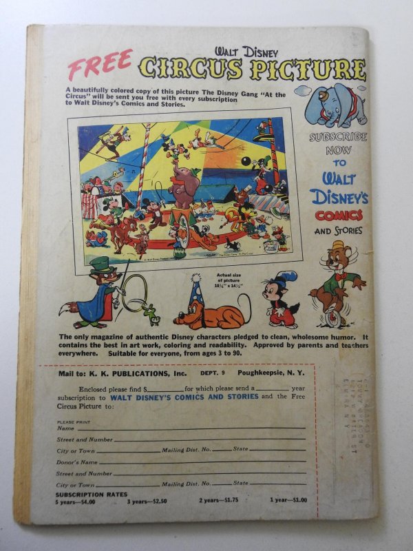 Walt Disney's Comics & Stories #120 (1950) VG- 1/2 in tear through book ...