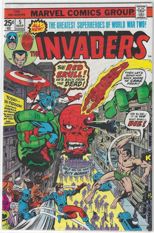 The Invaders #5 (1976) VF-