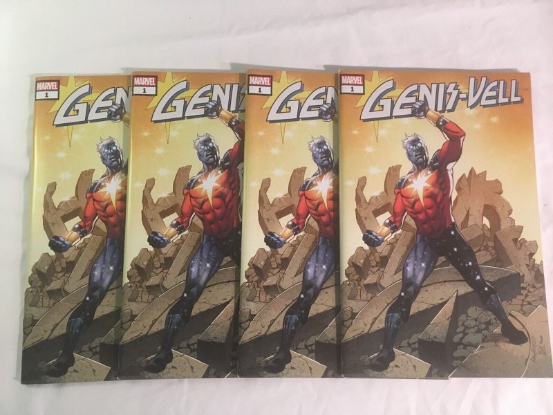 GENIS-VELL #1 Four Copies, VFNM Condition