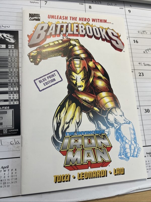 Battlebooks: iron man BLUE PRINT EDITION