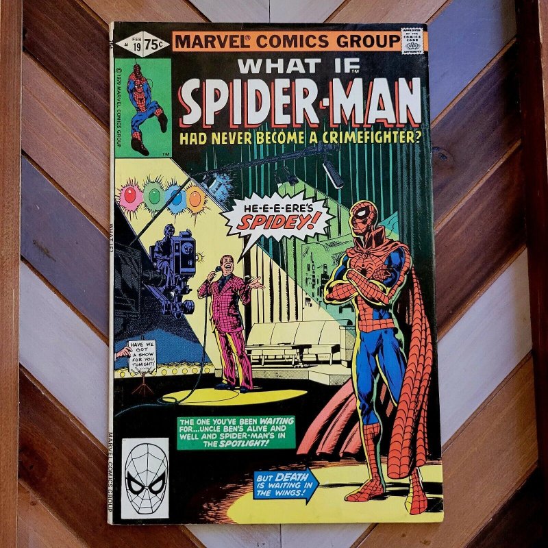 What If? #19 VG/FN (Marvel 1979) Spiderman Had Never Become a Crimefighter?