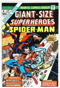 Giant-Size Super-Heroes Featuring Spider-Man   #1, VF+ (Actual scan)