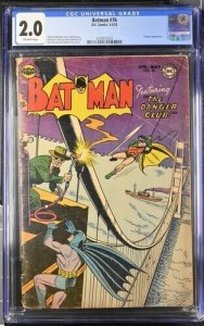 Batman #76 1953 DC Comics CGC 2.0 Penguin app