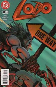 Lobo #47 VF/NM ; DC | One Way Street Sign