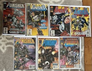 Punisher #7,8,10,11,12,14,15 Series 3 1995 NM Lot