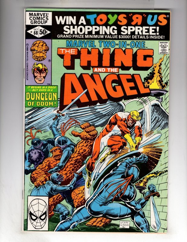Marvel Two-in-One #68 (1980) THING & THE ANGEL!  [•ID#131]