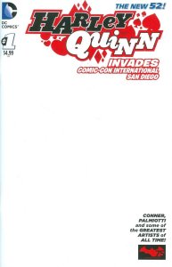 Harley Quinn Invades Comic Con Intl San Diego #1 Blank Var