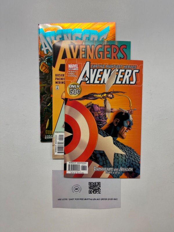 3 Avengers Marvel Comic Books # 2 77 ‘96 Avengers Defenders Thor Hulk 22 JS42