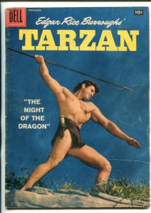 TARZAN #98-1957-DELL-GORDON SCOTT COVER- BURROUGHS- MARSH- MANNING-vg