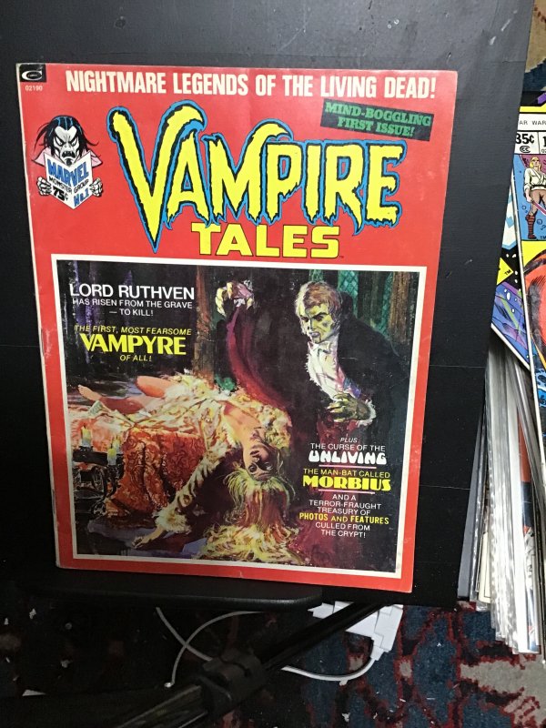 Vampire Tales #1  (1973) Mid grade 1st Solo Morbius story key! Wow wow wow! FN