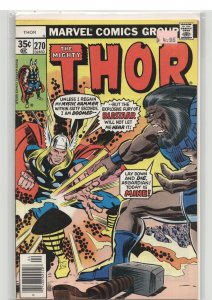 Thor #270 (1978) Thor