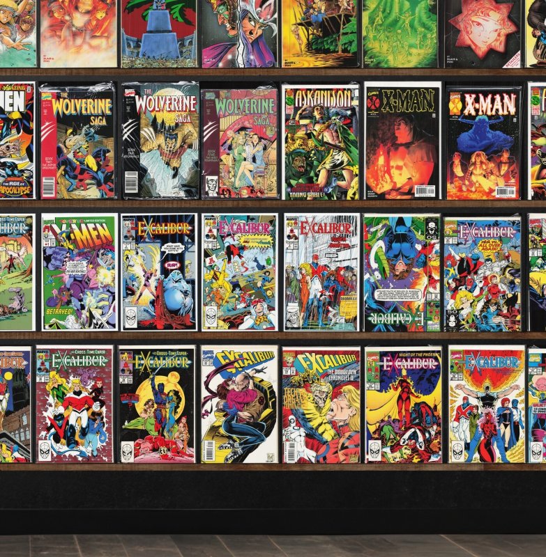 Huge Lot 150+ Comics with Excalibur, X-Factor, X-Men & More!