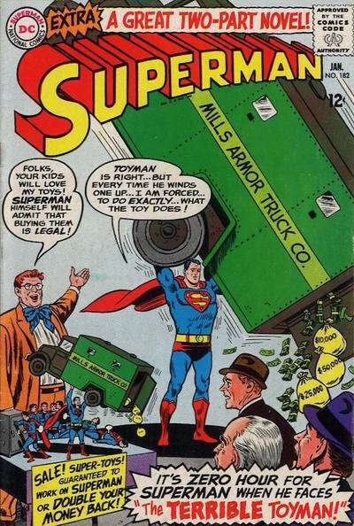 Superman (1939 series)  #182, VG+ (Stock photo)
