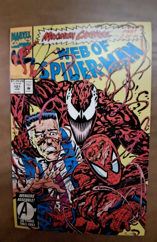 Web of Spider-Man #101 Maximum Carnage 2 of 14 (1993) Marvel Comics C148