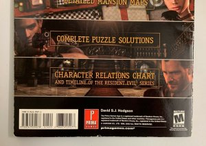 Resident Evil Prima's Official Strategy Guide NO POSTER 