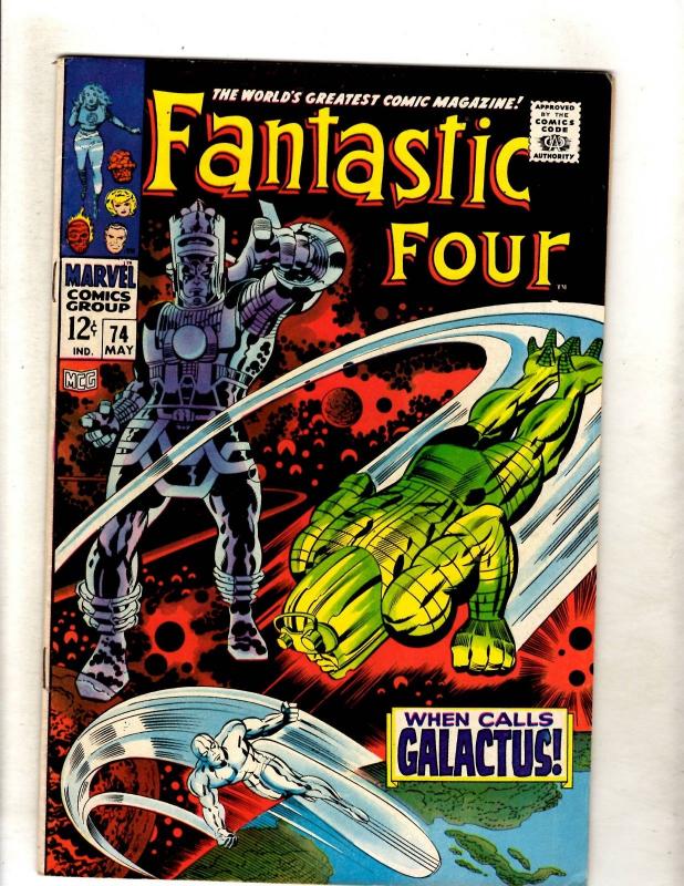 Fantastic Four # 74 VF/NM Marvel Comic Book Dr. Doom Human Torch Thing FM3