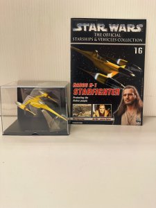 Naboo N-1 Fighter Star Wars Vehicles Collecton Magazine and Ship Model #16 TB7