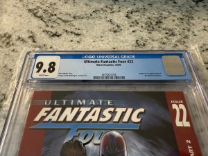 Ultimate Fantastic Four # 22 CGC Graded 9.8 Marvel Comic Book 1st Zombies JH22