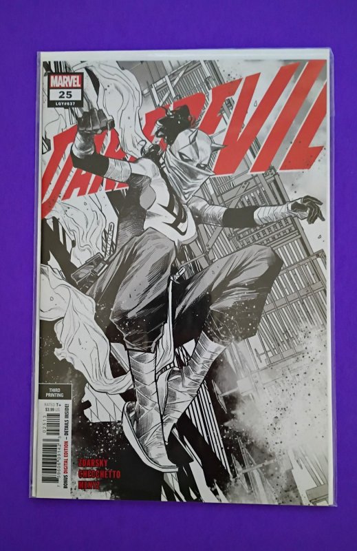 Daredevil #25 Third Print Cover (2021)