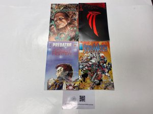 4 comic books Deep Space Nine #3 Shaman's Tears #1 Predator #2 Storm #1 58 KM13