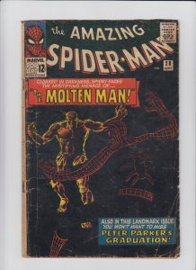 The Amazing Spider-Man #28 - First Molten Man! (2.5) 1965 - COMBINED SHIPPING!