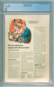 The Silver Surfer #4 (1969) CGC 8.5! OW Pages!