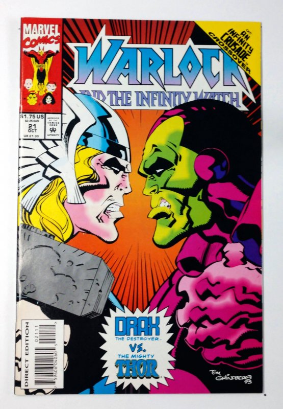 Warlock and the Infinity Watch #21  (NM-, 1993)